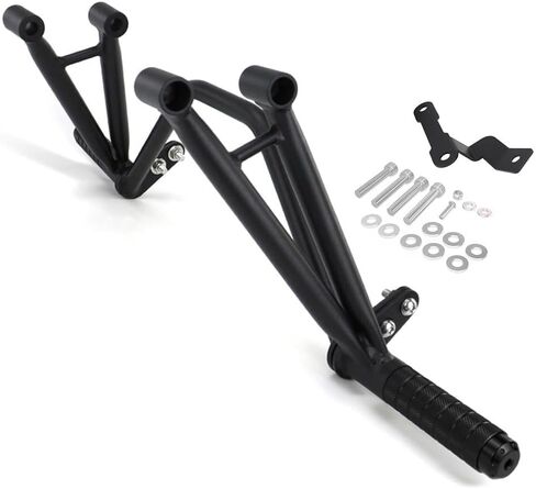 Steel Stunt Subcage with Foot Pegs Fit for FZ-07 / MT-07 2014-2025, Motorcycle Passenger Peg Guard Protector Crash Bar in Saudi Arabia