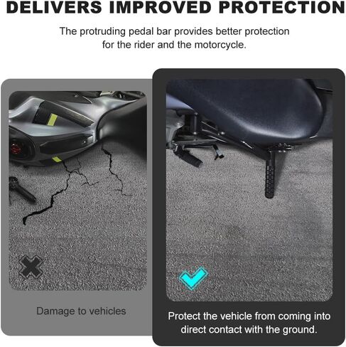 Steel Stunt Subcage with Foot Pegs Fit for FZ-07 / MT-07 2014-2025, Motorcycle Passenger Peg Guard Protector Crash Bar in Saudi Arabia