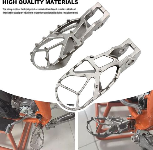 Foot Pegs Motorcycle Footpegs Footrest Pedal For XC XCF XCFW SX SXF XCW EXC EXC-F 125 150 250 300 450 XWF 350 500 2018-2022 in Saudi Arabia