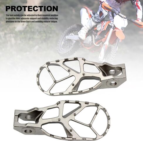 Foot Pegs Motorcycle Footpegs Footrest Pedal For XC XCF XCFW SX SXF XCW EXC EXC-F 125 150 250 300 450 XWF 350 500 2018-2022 in Saudi Arabia