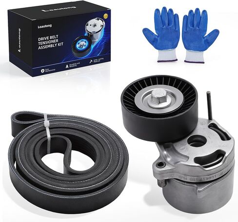 Drive Belt Tensioner Pulley Kit for Subaru Crosstrek/Forester/Impreza/WRX/XV Crosstrek, H4 2.0L, 2014-2018, 39359, 23769AA040, 23769AA05A, APV3181, 49845 in Saudi Arabia