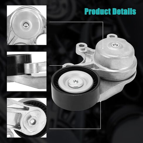11287594969 Belt Tensioner Assembly with Pulley (2.0L L4) For BMW 228i 228i xDrive 320i 320i xDrive 328i 328i GT xDrive 428i 428i Gran Coupe 428i xDrive 528i 528ixDrive X1 X3 X4 Z4 7594969 in Saudi Arabia