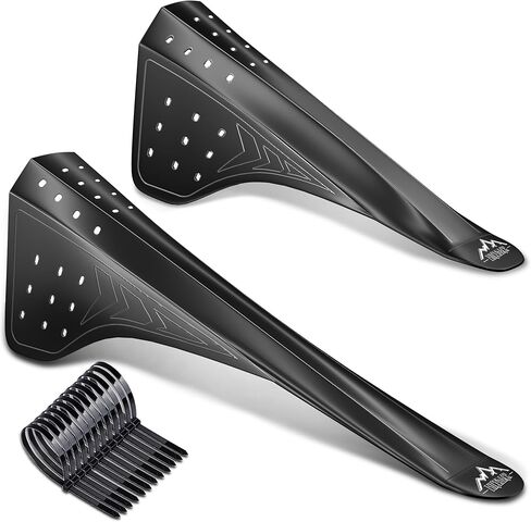 NICEDACK Mudguards Mountain Bike, 2 Pieces Mudguard Fit 20-29 Inch MTB Mudguard Front and Rear Compatible Bicycle Splash Guard in Kuwait