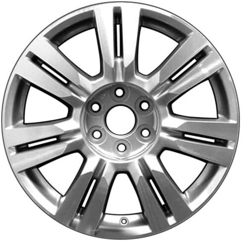 عجلة ألومنيوم بديلة مباشرة مقاس 18 × 8 بوصة من OEM لسيارة كاديلاك SRX 2010-2016 مقاس 6-120 مم باللون الفضي اللامع مقاس 18 بوصة 9597417 in Saudi Arabia