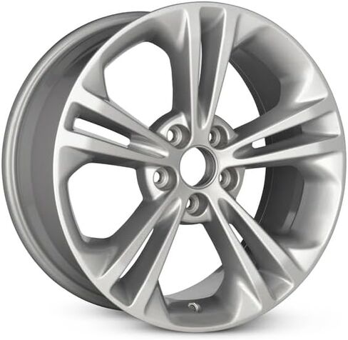 عجلة ألومنيوم بديلة جديدة مقاس 18x8 بوصة OEM مباشرة لسيارة Ford Explorer 2016-2019 5-114.3 مللي متر حافة فضية 18 بوصة DG1Z1007C in Saudi Arabia