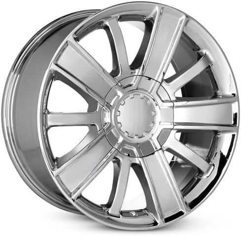 New 20x9 inch OEM Direct Replacement Aluminum Wheel for 2014-2019 Chevrolet Silverado 1500 6-139.7mm Silver 20 in Rim 22871003 in Saudi Arabia