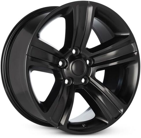 عجلة ألومنيوم بديلة جديدة مقاس 20 × 9 بوصة OEM لـ 2016-2022 دودج رام 1500 5-139.7 مللي متر أسود ساتان 20 بوصة حافة 1UB18RXFAB in Kuwait