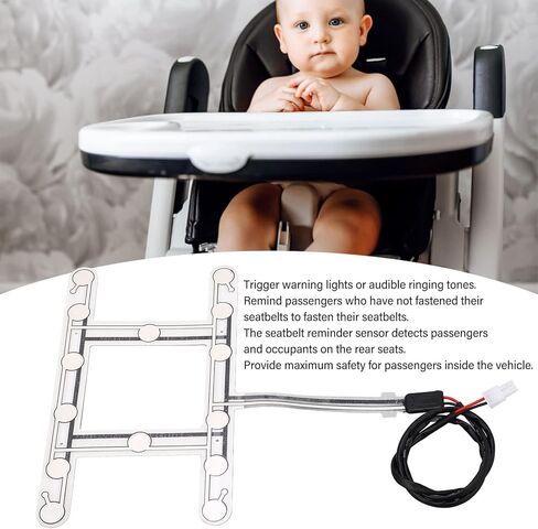 Automotive Seating Pressure Sensor Occupied Seated Pad Alarm 0V Universal Car Seat Pressure Warning Reminder Car Safety Belt Pressure Sensor in Saudi Arabia