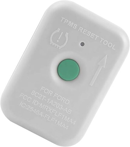 1 PC TPMS19 Tire Pressure Resetter, Fault Diagnosis TPMS Reset Sensor, OEM Part Number 8C2T-1A203-AB, Compatible with Ford F-150 F-250 F-350 F-450 F-550 Edge (White) in Kuwait
