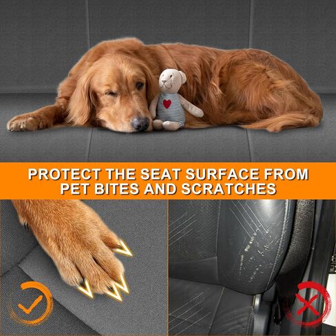 Front & Rear Seat Covers Compatible with 2014-2018 Chevy Silverado/GMC Sierra 1500 Full Set, Rear 40/60 Seats, Neoprene Durability Truck Seat Cover, Charcoal in Saudi Arabia
