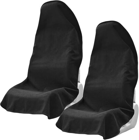 2PCS car seat Cover Non-Slip Universal car seat Towel Front Seats Cars Seats Cover for Front Bucket Seatss Protectors Fronts seatss Covers Waterproof and Sweatproof Fits Cars,SUV,Trucks in Kuwait