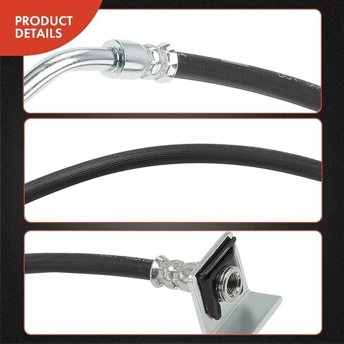 A-Premium Front Driver Side Brake Hydraulic Hose Compatible with Select Pontiac Models - Grand Prix 2004 2005 2006 2007 2008 in Saudi Arabia