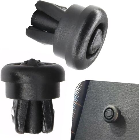2 PCS Car Parcel Shelf Clips, Plastic Luggage Rack Fixing Belt Mounting Clip, Replaces OEM #1606854680, Car Trunk Shelf Rack Package Holder Rope Hook Clip for Nissan (Black) in Saudi Arabia