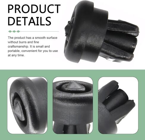 2 PCS Car Parcel Shelf Clips, Plastic Luggage Rack Fixing Belt Mounting Clip, Replaces OEM #1606854680, Car Trunk Shelf Rack Package Holder Rope Hook Clip for Nissan (Black) in Saudi Arabia