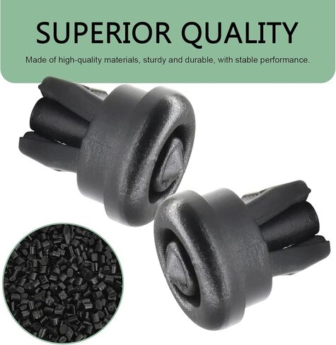 2 PCS Car Parcel Shelf Clips, Plastic Luggage Rack Fixing Belt Mounting Clip, Replaces OEM #1606854680, Car Trunk Shelf Rack Package Holder Rope Hook Clip for Nissan (Black) in Saudi Arabia