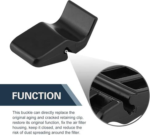 2 PCS Air Cleaner Accessory Clip, Air Filter Housing Buckle, OE #17219-P65-000, for Honda Fit 2009-2020 Insight 2000-2006 Accord 2018-2022 Car Parts (Black) in Kuwait