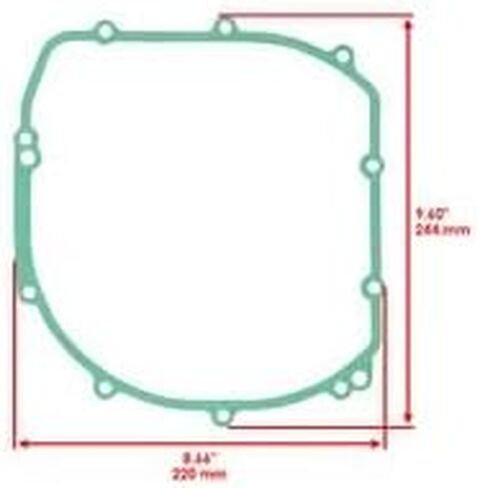 #US Part Replacement for Clutch Cover Gasket for Kawasaki 11009-1867, 11060-1645 in Saudi Arabia