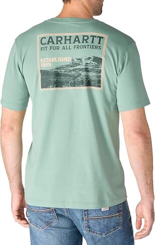 Carhartt Men's Irvine Relaxed Frontiers T-Shirt in Saudi Arabia