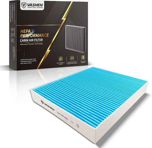 CF10775 Cabin Air Filter for Smooth Airflow & H11-Grade Filtration, Fit for Chevy Cruze 2011-2015, Sonic 2012-2020, Spark 2013-2022, Trax Encore Malibu LaCrosse Regal - Skyblue Composite Media in Kuwait