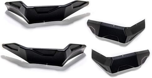 SuperATV Extended Fender Flares Mud Guards for 2020+ Polaris RZR PRO XP/XP 4 | Extreme Durability | Protect Against Rocks, Dirt, Sand, & Mud | Gives 3" Extra Coverage for Extra Protection in Saudi Arabia