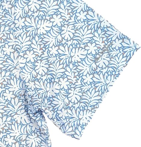 قميص بولو للجولف بأكمام قصيرة وأكمام قصيرة من Ben Hogan للرجال باللون الأبيض والأزرق in Kuwait