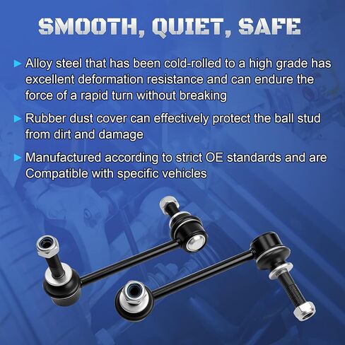 K80946 K80948 Front Sway Bar Stabilizer End Links Compatible with Toyota Tacoma 2005 2006 2007 2008 2009 2010 2011 2012 2013 2014 2015 2016 2017 2018 2019, Set of 2 in Saudi Arabia