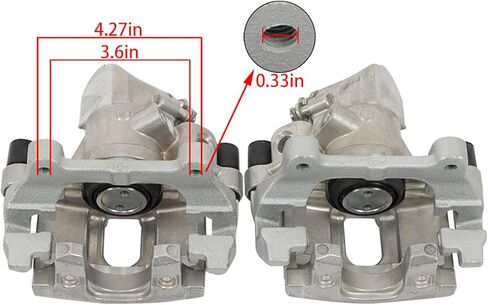 munirater 2Pcs Brake Caliper with Bracket Replacement for 2006-2010 Mazda 5 2.3L 2012-2015 Mazda 5 2.5L CCY92671X 19-B3108 CCY92661X 19-B3109 in Saudi Arabia