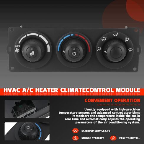 وحدة التحكم في المناخ لسخان HVAC متوافقة مع لوحة التحكم Kenworth Truck 2006-2023 A/C F21-1013-21-000 (للكابينة الأمامية فقط وليس للنائم) in Kuwait