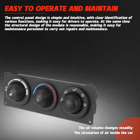 وحدة التحكم في المناخ لسخان HVAC متوافقة مع لوحة التحكم Kenworth Truck 2006-2023 A/C F21-1013-21-000 (للكابينة الأمامية فقط وليس للنائم) in Kuwait