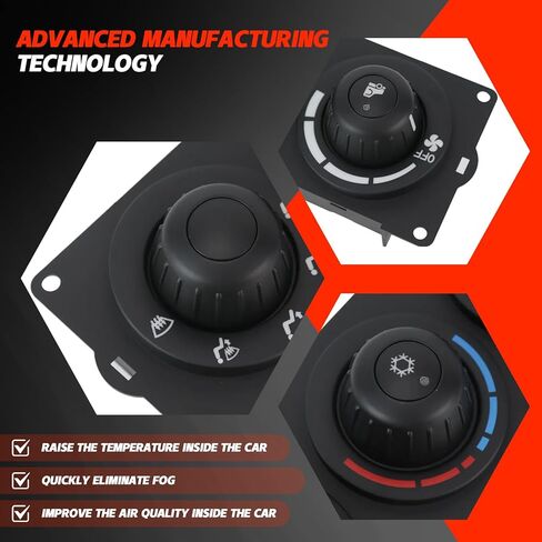 وحدة التحكم في المناخ لسخان HVAC متوافقة مع لوحة التحكم Kenworth Truck 2006-2023 A/C F21-1013-21-000 (للكابينة الأمامية فقط وليس للنائم) in Kuwait