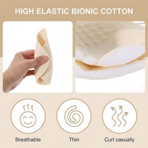 2 Pairs Bra Pads Inserts, Removable Edge-Sewn Bra Insert Pads, Breathable Silhouette Teardrop-Shaped Bras Inserts Push up for Sports Bras Dresses Swimsuits Bikini in Saudi Arabia