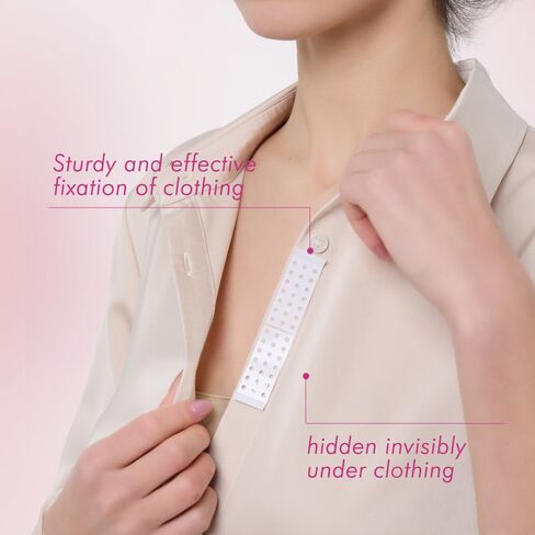 Double Sided Tape for Clothes 100 Pcs,Upgraded breathable double-sided fashion tape,suitable for transparent fabric tape of clothing,skirts,and dresses,skin friendly,gentle,and long-lasting body tape in Saudi Arabia
