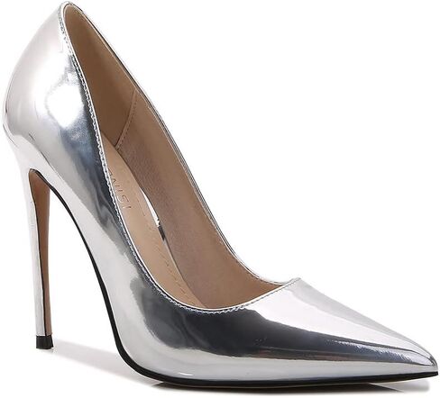 12CM/4.72IN Women's Elegant Temperament Wedding Party Pumps Stiletto Sexy Pointed High Heels Slip On Stiletto Court Shoes Ladies Sexy Pole Dancer Stripper Party in Saudi Arabia