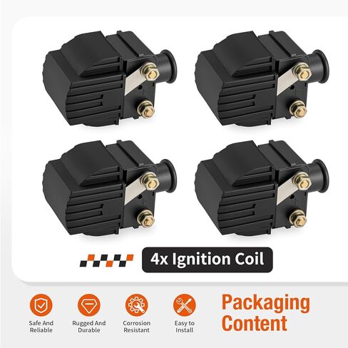 4Pcs Ignition Coil for Mercury-Mercruiser 2-Storker 6-300HP Chrysler Force 40-150HP Outboard Boat 339-832757A4 in Saudi Arabia