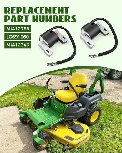 ملف الإشعال مع شمعة الإشعال يصلح لجون ديري Z515E Z525E Z535M Z535R Ztrak Z425 Z435 Z445 EZtrak استبدال MIA12788 in Saudi Arabia