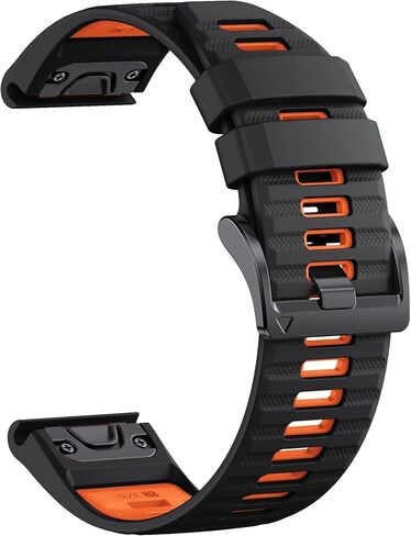 سوار ساعة بانسو كويك فيت 22 ملم من السيليكون لـ Garmin Fenix ​​8 47 ملم، لـ Fenix ​​5/6/7/E Band/Fenix ​​5 Plus/Fenix ​​6 Pro/Fenix ​​7 Pro/Forerunner 965/955/945/935 in Kuwait