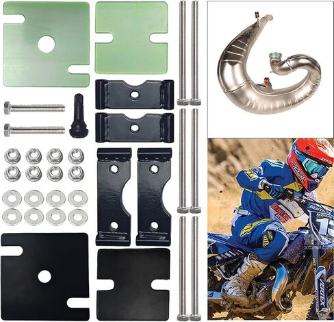 2 stroke exhaust repair kit, pipe dent repair kit, Fit for TE 125/250/300 TC, for Yamaha Tzr250/Yz250, for Honda Cr250/Cr250R, and Other 50cc+ Models in Saudi Arabia