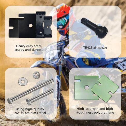 2 stroke exhaust repair kit, pipe dent repair kit, Fit for TE 125/250/300 TC, for Yamaha Tzr250/Yz250, for Honda Cr250/Cr250R, and Other 50cc+ Models in Saudi Arabia