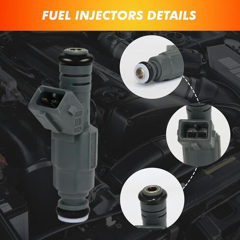 1997-1998/2001-2005 Fuel Injector Compatible for 98/01-02 Chevrolet Camaro, Pontiac Firebird, 2004 Pontiac GTO, 97-98/01-04 Chevrolet Corvette, 04-05 Cadillac CTS, V8 5.7L, Replace 0280155931 12482704 in Saudi Arabia