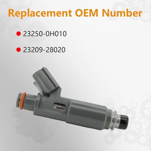 "Upgrade Set Of 4 Fuel Injectors 12 Holes 4Pcs,Compatible with 2002-2003 Toyota Camry Solara,01-03 Highlander Rav4, 2.0L 2.4 L4 Engine, Replace# 23250-0H010 23209-28020 in Saudi Arabia