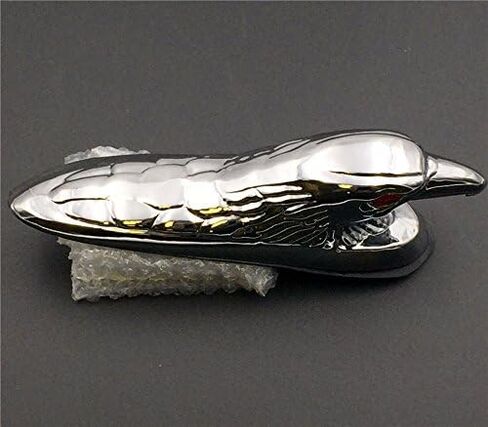 XKMT-Chrome Front Fender Bonnet Eagle Head with Red Eyes [B01B269DYY] in Saudi Arabia
