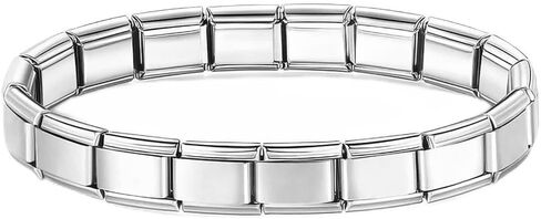 Italian Style Silver Bracelet, Fits 9mm Italian Charms in Saudi Arabia