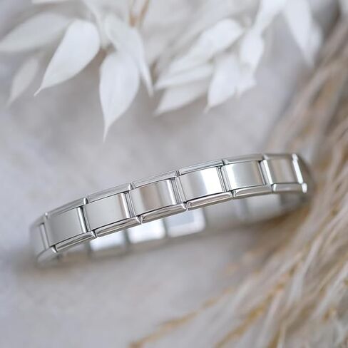 Italian Style Silver Bracelet, Fits 9mm Italian Charms in Saudi Arabia