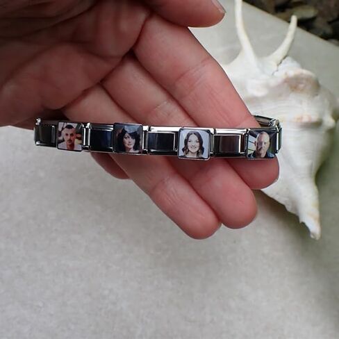 Italian Style Silver Bracelet, Fits 9mm Italian Charms in Saudi Arabia