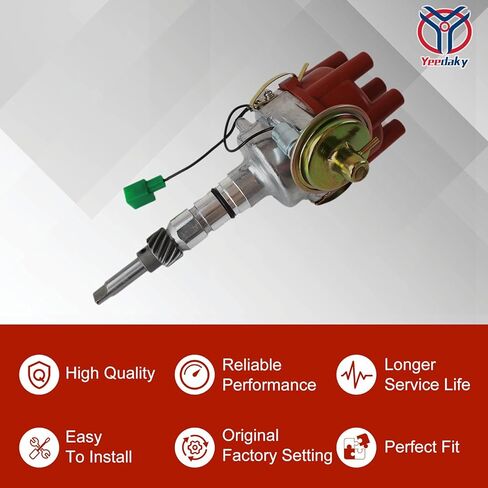 Electronic Distributor for 1975-1979 Toyota Land Cruiser FJ40 1984-1987 Toyota Land Cruiser FJ70/FJ73/FJ75 1980-1989 Toyota Land Cruiser FJ60/FJ62 1990-1992 FJ80 Replace OE#19100-61180 in Saudi Arabia