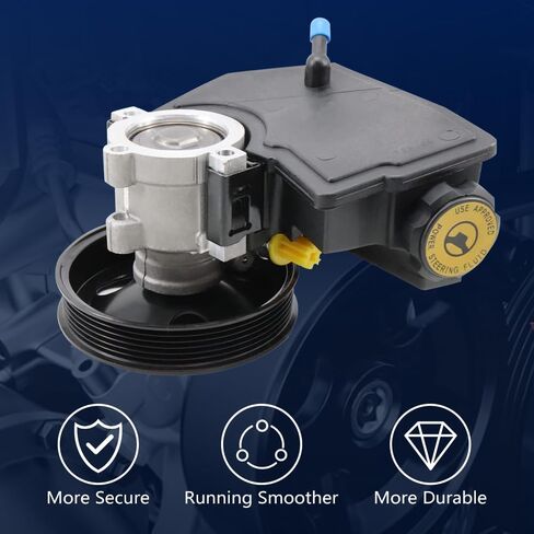 تناسب جيب شيروكي 1996-2001، رانجلر 1997-2003، TJ 1997-2003 4.0L، مضخة توجيه كهربائية مع بكرة، مضخة توجيه هيدروليكية، تحل محل 52087871 86-00274 in Kuwait