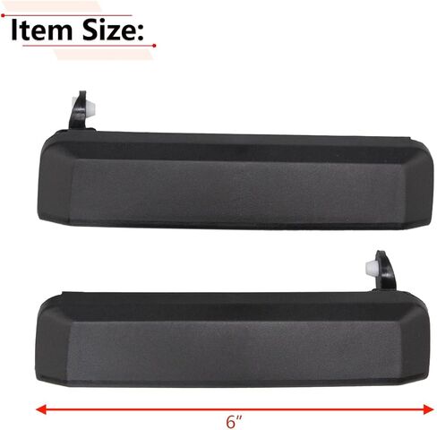 RLB-HILON 1Pair Front Exterior Door Handle Compatible with Nissan Navara D21 Hardbody Pickup 1986 to 1997 Year, Black Color in Saudi Arabia