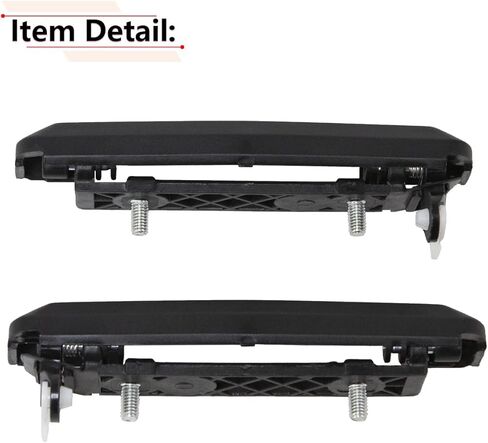 RLB-HILON 1Pair Front Exterior Door Handle Compatible with Nissan Navara D21 Hardbody Pickup 1986 to 1997 Year, Black Color in Saudi Arabia