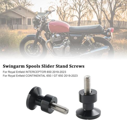 مسامير حامل منزلق بكرات Swingarm مناسبة لـ Royal Enfield INTERCEPTOR 650 2019-2023، CONTINENTAL 650 / GT 650 2019-2023، لـ INDIAN FTR1200 2019-2024، لـ KAWASAKI Z900 2017-2024 in Saudi Arabia