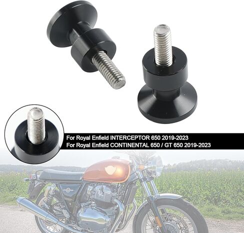 مسامير حامل منزلق بكرات Swingarm مناسبة لـ Royal Enfield INTERCEPTOR 650 2019-2023، CONTINENTAL 650 / GT 650 2019-2023، لـ INDIAN FTR1200 2019-2024، لـ KAWASAKI Z900 2017-2024 in Saudi Arabia